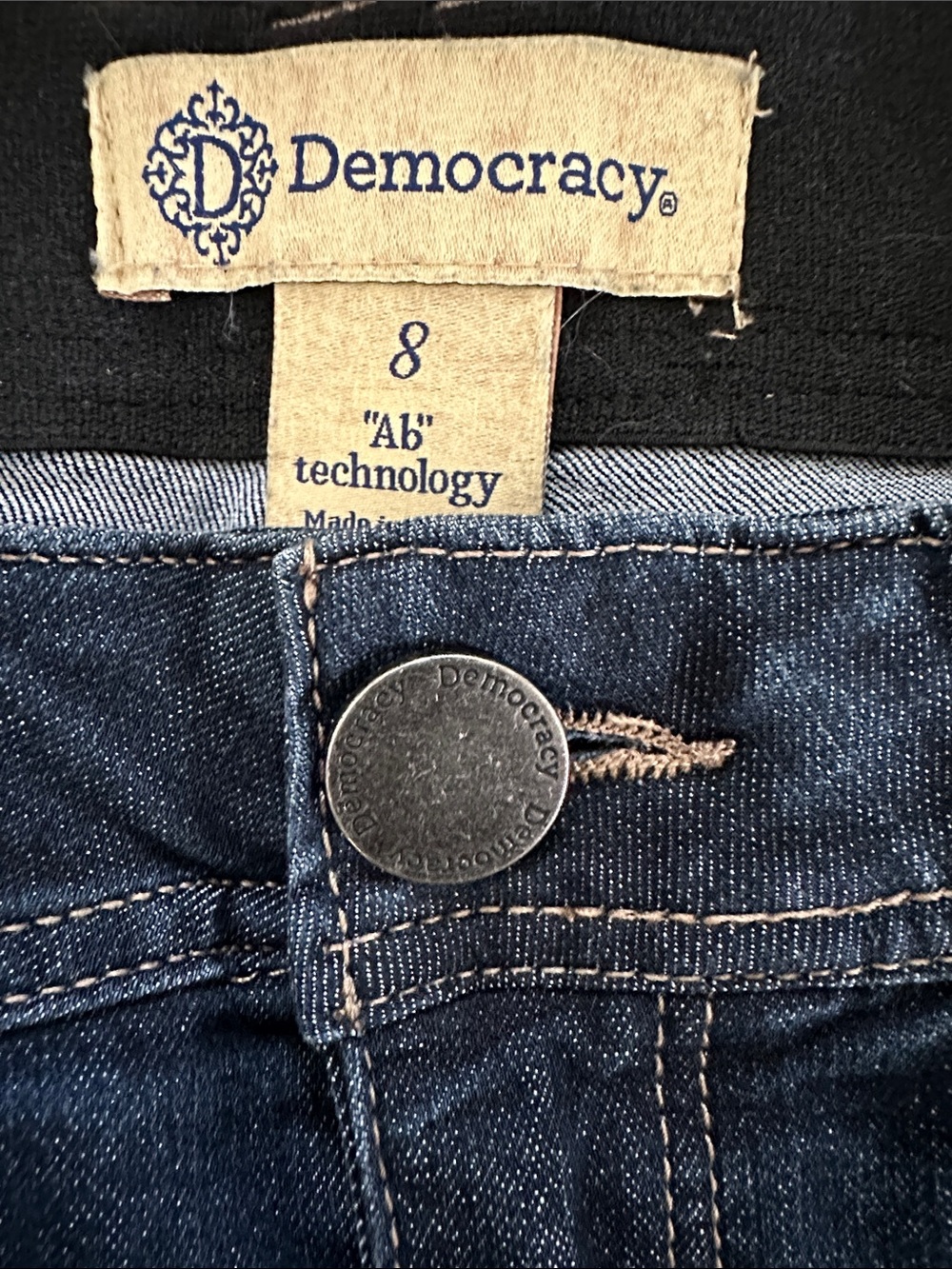 Democracy dark wash skinny jeans - Picture 3 of 3